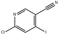 6-chloro-4-iodopyridine-3-carbonitrile Struktur