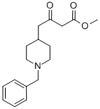 BETA-OXO-1-(PHENYLMETHYL)-4-PIPERIDINEBUTANOIC ACID METHYL ESTER Struktur