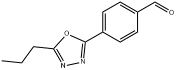 2-(4-Formylphenyl)-5-propyl-1,3,4-oxadiazole Struktur