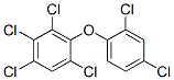 2,2',4,4',5,6-hexachlorodiphenyl ether Struktur