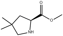 Proline, 4,4-dimethyl-, methyl ester (9CI) Struktur