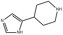 4-(1H-IMIDAZOLE-4(5)-YL) PIPERIDINE Struktur