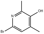 6-BroMo-2,4-diMethyl-3-pyridinol Struktur