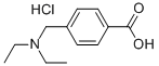 4-DIETHYLAMINOMETHYL-BENZOIC ACID HYDROCHLORIDE Struktur