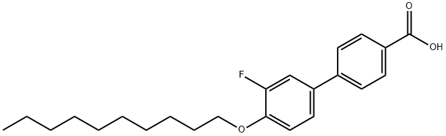 4-[4-(Decyloxy)-3-fluorophenyl]-benzoic acid Struktur