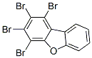 TETRABROMODIBENZOFURAN Struktur