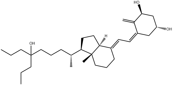 1,25-dihydroxy-26,27-dipropylcholecalciferol Struktur