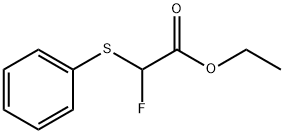 ETHYL FLUORO(PHENYLTHIO)ACETATE Struktur