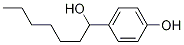 4-(1-hydroxyheptyl)phenol Struktur