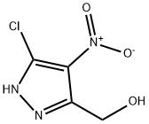 (5-CHLORO-4-NITRO-1H-PYRAZOL-3-YL)METHANOL Struktur