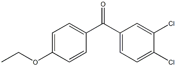 3,4-DICHLORO-4'-ETHOXYBENZOPHENONE Struktur