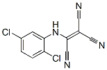 (2,5-dichloroanilino)ethenetricarbonitrile Struktur