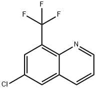 6-Chloro-8-trifluoromethylquinoline Struktur