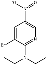 3-Bromo-N,N-diethyl-5-nitropyridin-2-amine Struktur