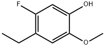 4-Ethyl-5-fluoro-2-methoxyphenol Struktur