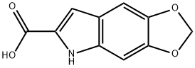 5,6-METHYLENEDIOXYINDOLE-3-CARBOXYLIC ACID Struktur