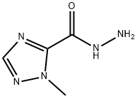 1H-1,2,4-Triazole-5-carboxylicacid,1-methyl-,hydrazide(9CI) Struktur