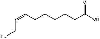 TRANS-9-HYDROXY-7-NONENOIC ACID Struktur