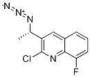 (S)-3-(1-Azidoethyl)-2-chloro-8-fluoroquinoline Struktur