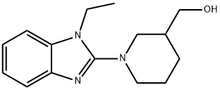 [1-(1-Ethyl-1H-benzoiMidazol-2-yl)-piperidin-3-yl]-Methanol, 98+% C15H21N3O, MW: 259.35 Struktur