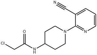 2-Chloro-N-(3'-cyano-3,4,5,6-tetrahydro-2H-[1,2']bipyridinyl-4-yl)-acetaMide, 98+% C13H15ClN4O, MW: 278.74 Struktur