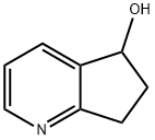 6,7-DIHYDRO-5H-CYCLOPENTA[B]PYRIDIN-5-OL Struktur