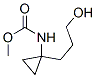 Carbamic  acid,  [1-(3-hydroxypropyl)cyclopropyl]-,  methyl  ester  (9CI) Struktur