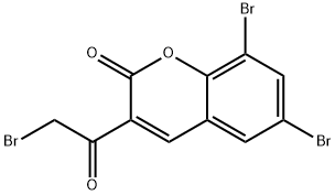 6,8-DibroMo-3-(2-broMoacetyl)couMarin Struktur