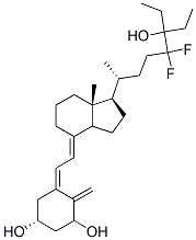 26,27-dimethyl-24,24-difluoro-1,25-dihydroxyvitamin D3 Struktur