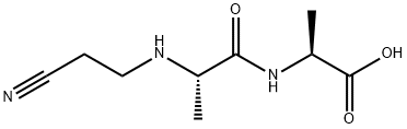 Alanine,  N-(2-cyanoethyl)alanyl-  (9CI) Struktur