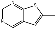 Thieno[2,3-d]pyrimidine, 6-methyl- (9CI) Struktur