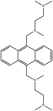 N,N′-雙(2-二甲基氨基乙基)-N,N′-二甲基-9,10-蒽二甲胺, 106712-13-4, 結(jié)構(gòu)式