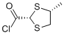 1,3-Dithiolane-2-carbonyl chloride, 4-methyl-, cis- (9CI) Struktur