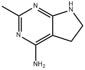 1H-Pyrrolo[2,3-d]pyrimidin-4-amine, 5,6-dihydro-2-methyl- (9CI) Struktur