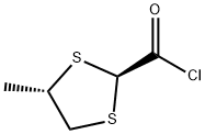 1,3-Dithiolane-2-carbonyl chloride, 4-methyl-, trans- (9CI) Struktur