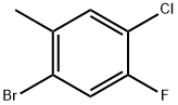 1-Bromo-4-chloro-5-fluoro-2-methylbenzene Struktur