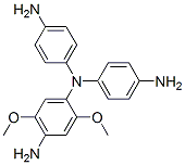 N,N-Bis(4-aminophenyl)-2,5-dimethoxy-1,4-benzenediamine Struktur