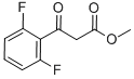 2,6-DIFLUORO-BETA-OXO-BENZENEPROPANOIC ACID METHYL ESTER Struktur