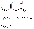 1-(2,4-dichlorophenyl)-2-phenylpropen-1-one Struktur