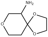 6-AMino-1,4,8-trioxaspiro[4.5]decane Struktur