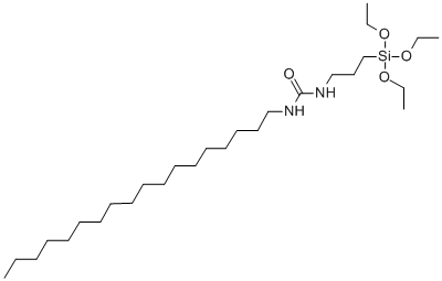 N-OCTADECYL-N'-[3-(TRIETHOXYSILYL)PROPYL]UREA Struktur