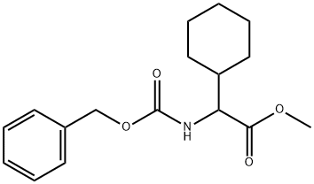 Cyclohexaneacetic acid, a-[[(phenylMethoxy)carbonyl]aMino]-, Methyl ester Struktur