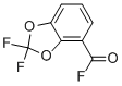 1,3-Benzodioxole-4-carbonyl fluoride, 2,2-difluoro- (9CI) Struktur