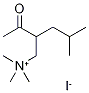 (2-Acetyl-4-Methylpentyl)triMethylaMMoniuM Iodide