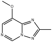 [1,2,4]TRIAZOLO[1,5-C]PYRIMIDINE, 8-METHOXY-2-METHYL- Struktur