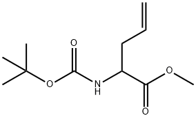 METHYL-2-BOC-AMINO-4-PENTENOIC ACID Struktur