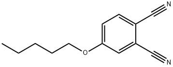 4-N-PENTYLOXYPHTHALONITRILE Struktur