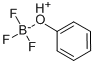 Boron trifluoride phenol complex Struktur