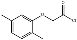 (2,5-dimethylphenoxy)acetyl chloride Struktur