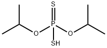 O,O-diisopropyl hydrogen dithiophosphate Struktur